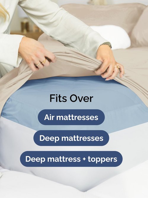 Extra Deep Cal King Sheet Set - 6 Piece Breathable and Cooling Sheets - Hotel Luxury Bedding for Women, Men, Kids & Teens - Easy Secure Fit - Soft, Wrinkle Free and Comfy - Extra Deep Pockets - Wheat