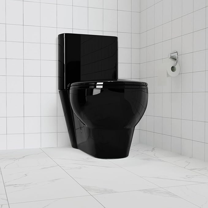Quiet Slow-Close Commercial Toilet Seat 17" Round â Secure Lock, Quick-Release Hinges, Durable Mark-Resistant PP, Easy Install & Clean, Non-Slip, Ideal for Business Restrooms â Color: 17"
