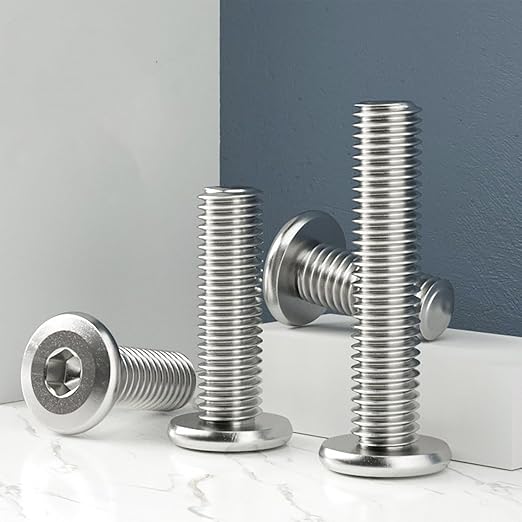 3/16-24 x 2" (30 Pack) Flat Head Hex Socket Cap Screws Bolts, 304 Stainless Steel 18-8, Hex Drive, Bright Finish, Fully Machine Thread