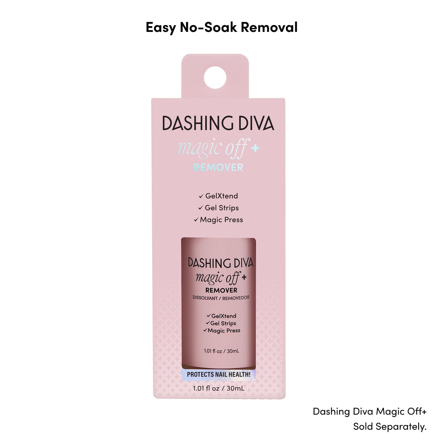 Dashing Diva Nailbliss XL Gel Manicure Set - Darling Dreamer - Salon Quality, Easy to Apply and Chip Resistant - Contains 30 Extra-Long Length, Square Shaped, Glue On Gel Nails