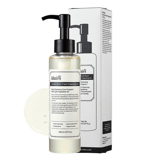 DearKlairs Cleansing Oil - Korean Makeup Remover with 6 Plant Oils | Vegan, Paraben-Free, 5.07 Fl Oz