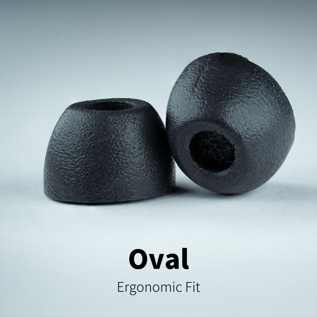 Comply 100 Core Series | Memory Foam Replacement IEM Ear Tips for Etymotic, Westone, Klipsch & More | Superior Noise Isolation, Ultimate Comfort, Secure Fit | Variety, Black, Small (3 Pairs)