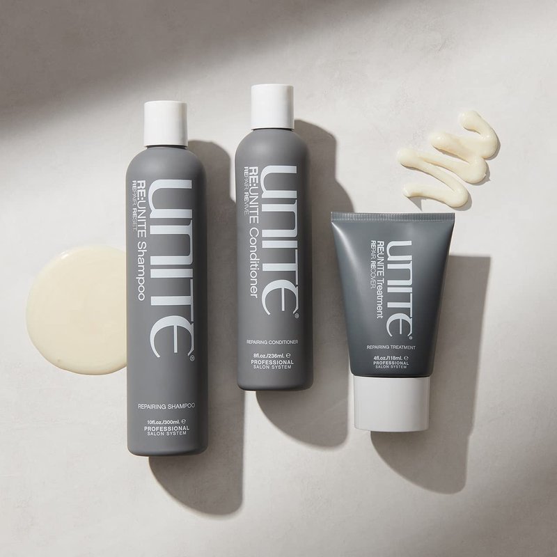 UNITE Hair – RE:UNITE Treatment – Strengthening & Reparative Treatment for Damaged or Over-Processed Hair – Restores Strength, Softness & Elasticity – Vegan & Paraben-Free, 4 Oz