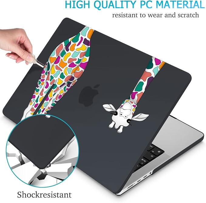Mektron Case for 2026 M5 MacBook Pro 16 inch A3429 A3428 M4 A3403 A3186 M3 A2991 M2 A2780 M1 A2485 (2021-2025) Pro/Max with Liquid Retina XDR, Hard Shell Plastic Laptop Cover, Black