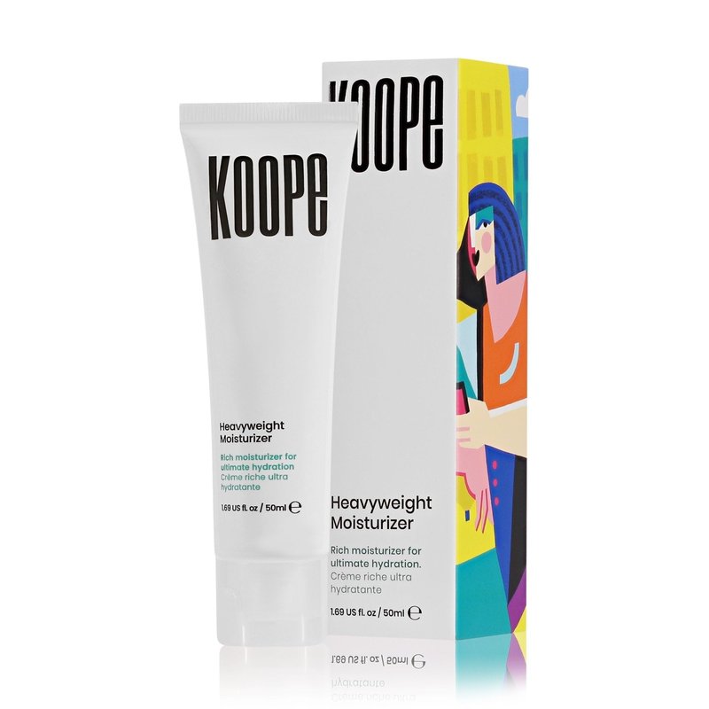 Koope Heavyweight Moisturizer Face Cream, For Dry Skin, Strengthen Skin Barrier with Peptides, Ceramides, Hyaluronic Acid, Rosemary Extract, Free of Parabens, Sulphates & Fragrances, Vegan, 1.69 FL OZ