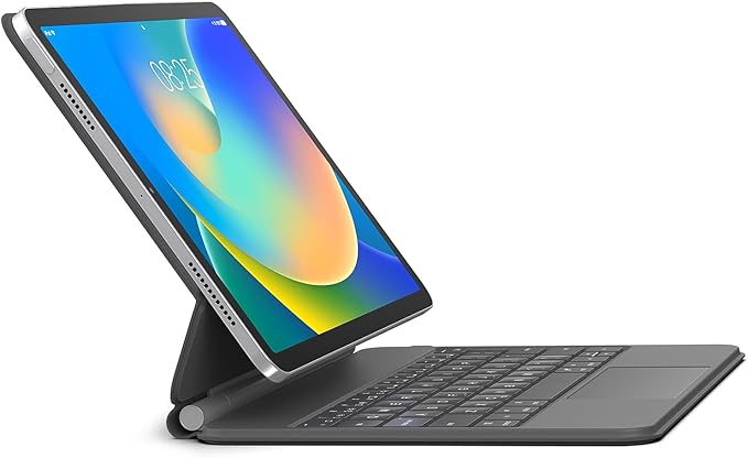 runelk Keyboard Case for iPad 10th Generation 2022 & 11th (A16, 2025) – Magic-Style Keyboard with Multi-Touch Trackpad – Floating Cantilever Stand – Magnetic Case for iPad 10.9 inch 10th / 11th Gen.
