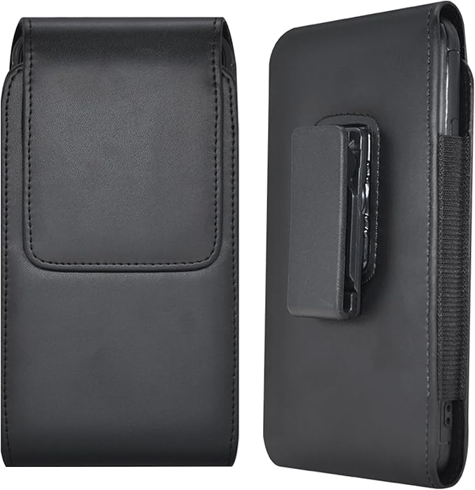 Mngijar for Samsung Galaxy A17 A16 A15 A14 A13 A56 5G A54 A36 5G A35 A32 Phone Belt Case Holster for Galaxy S25 S24 S23 S22 Ultra A42 5G A26 A25 A23 Belt Clip Phone Holder Pouch (Black1, XL)