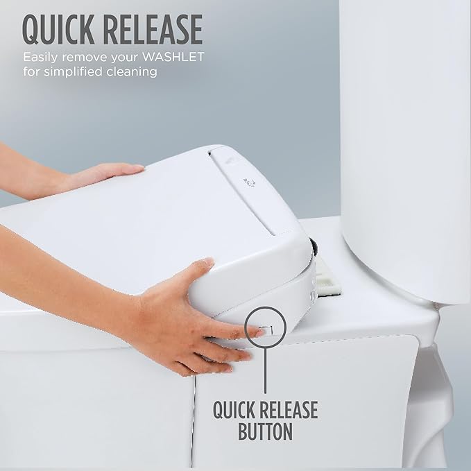 TOTOÂ® WASHLETÂ® S7A Electronic Bidet Toilet Seat with EWATER+Â® Bowl and Wand Cleaning, Auto Open and Close Contemporary Lid, Elongated, Sedona Beige - SW4736#12
