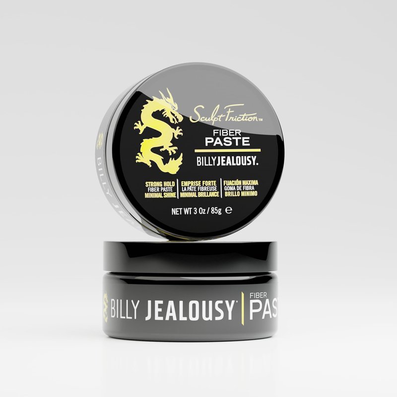 Billy Jealousy Sculpt Friction Fiber Hair Paste for Men, Adds Volume & Texture with Touchable Hold & Low Shine, Hair Product for Fine or Thinning Crown, 3 Oz