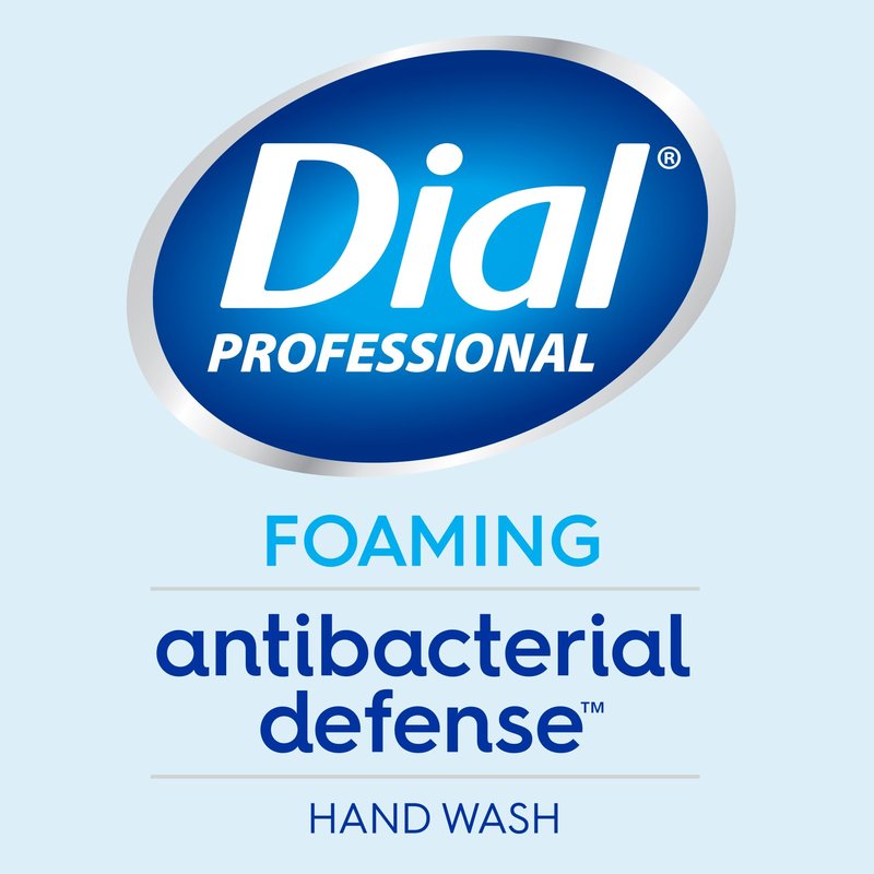 Dial Professional Spring Water Antibacterial Defense Foaming Hand Wash, 1 Gallon Refill Bottle, 128 Fl Oz