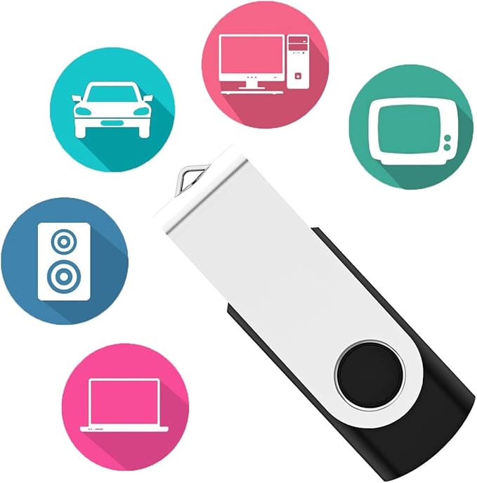 Maspen 20 Pack 8GB USB Flash Drive 2.0 Bulk USB Thumb Drives Memory Stick Jump Drive Zip Drives (8GB, 20 Pack)