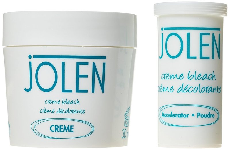 Jolen creme bleach lightens dark hair 30ml (6 Pack)