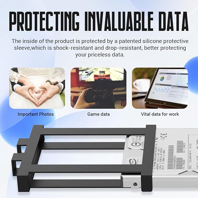 YOTUO 500GB External Hard Drive, Portable Storage Expansion HDD, USB 3.0 & USB-C for PC, Mac, Desktop, Laptop, Smartphone, PS4, Xbox One, Xbox 360, Office & Game, Red