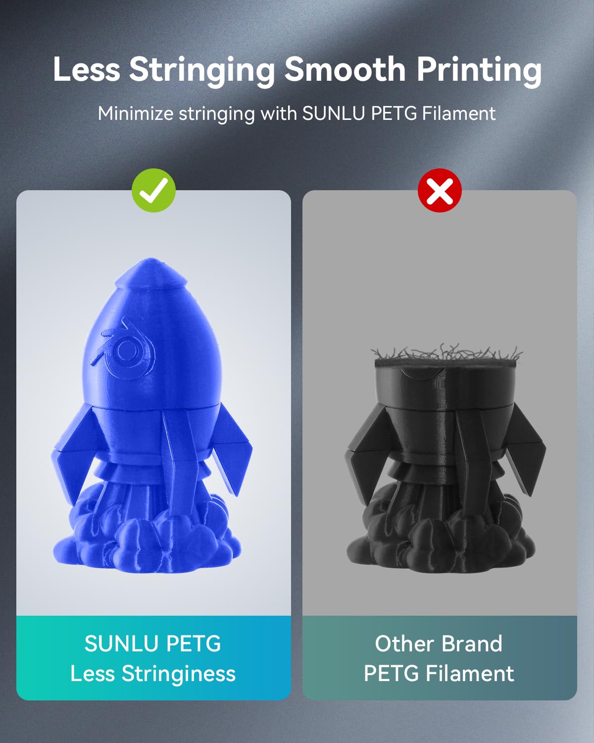 SUNLU 3D Printer Filament PETG Filament 1.75mm,Less Stringing Good Layer Adhesion High Toughness,PETG Filament 1.75 ±0.02mm, 1kg Spool(2.2lbs),1kg, Beige
