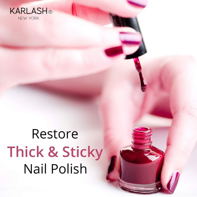 Karlash Nail Polish Thinner - Restore Thick & Sticky Polish | 4 oz Refill