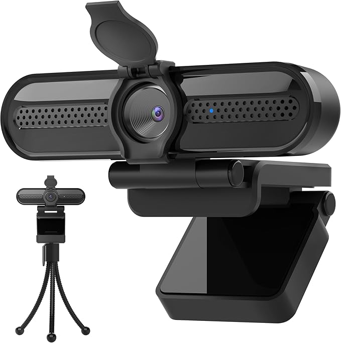 saylas 2K Webcam with Microphone, 78°FOV FHD PC Camera with 2K/30fps, Privacy Cover, Plug & Play USB Web Cam, Autofocus, 1080P/60fps External Webcam for PC, Computer Web Camera for Laptop, Mac, Zoom