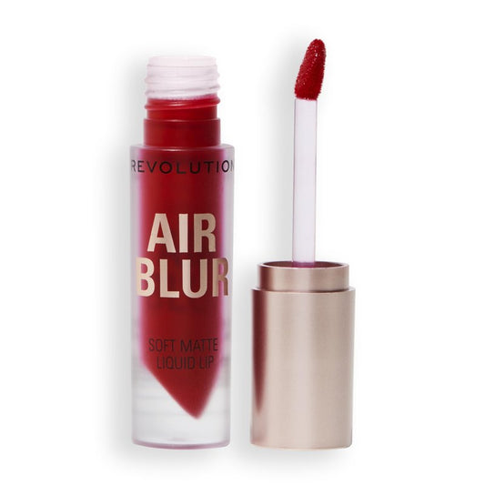 Revolution Beauty London, Air Blur Matte Liquid Lipstick, Long-Lasting Lip Color, Face Makeup, Vegan & Cruelty-Free, Fiery Red, 0.11 fl oz