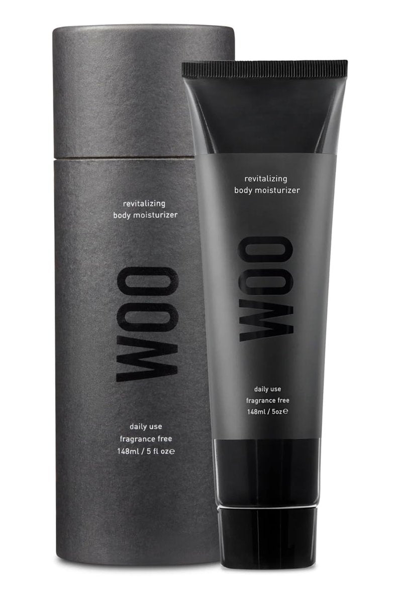 WOO SKIN Revitalizing Body Moisturizer - Lightweight Fragrance-Free Hydration for Dry, Sensitive and Tattooed Skin with Ceramides, Green Tea Extract and Vitamin E