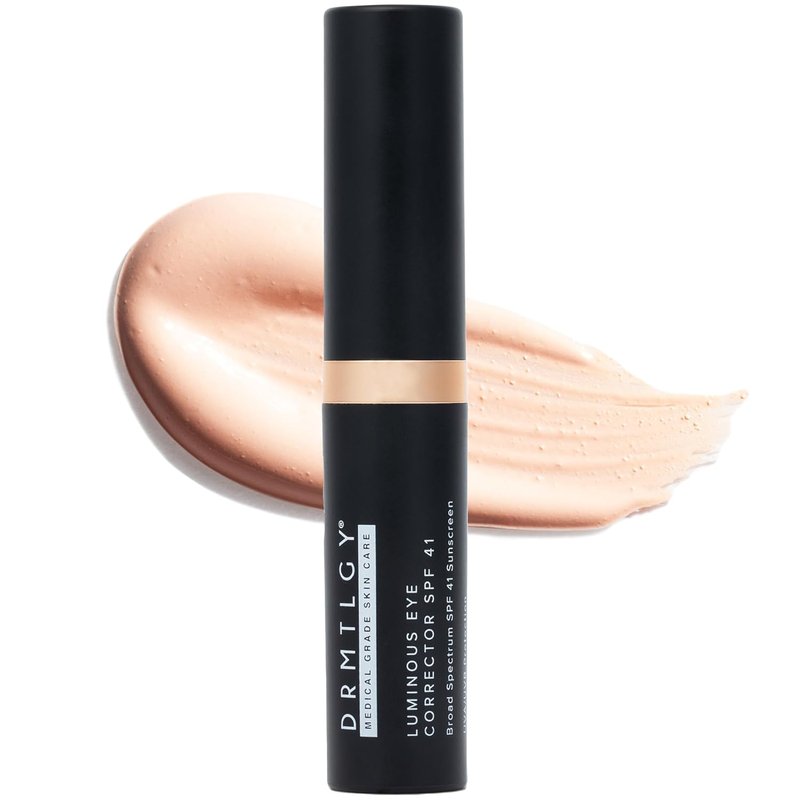 DRMTLGY Makeup Minimalist Duo SPF Bundle - Luminous Eye Corrector SPF 41 & Anti-Aging Tinted Moisturizer SPF 46 | Fair