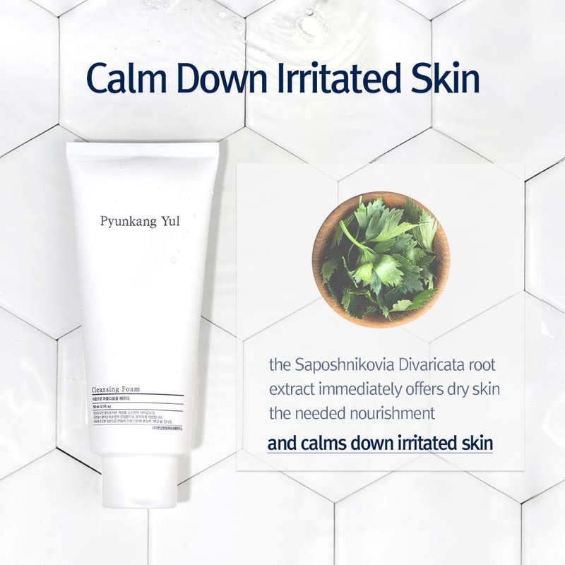 PYUNKANG YUL Cleansing Foam - Korean Facial Wash for All Skin Types - Zero-irritation Face Washer extracted from Coconut - Moisturized Skin & Creating Moisture Barrier after Cleansing - 5.1 Fl. Oz