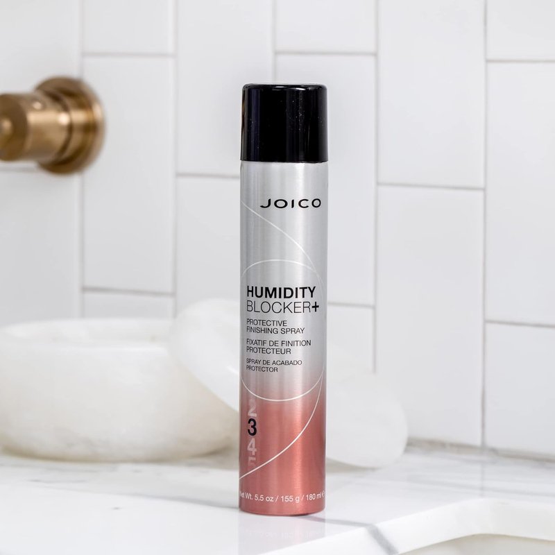 Joico Humidity Blocker+ Finishing Spray - Protects Against Heat, Humidity & Pollution | Reduces Frizz & Static | Paraben & Sulfate Free