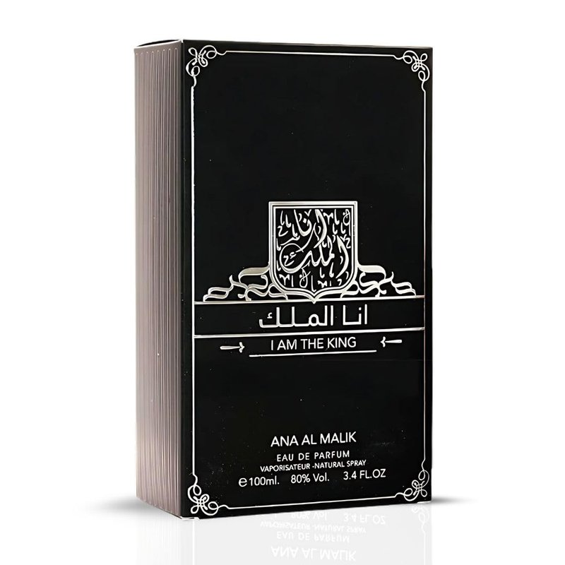 Ard Al Zaafaran I Am the King Eau De Parfum Spray 100ml (3.4 oz) | A Bold Blend of Fresh Spice, Aromatic Florals & Warm Woody Depth.