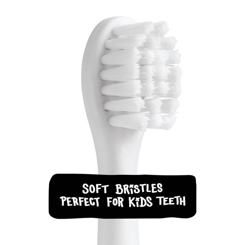 Made By Dentists Kids Electric Toothbrush Replacement Heads – 6 Heads (2x3) - Soft Bristles Brush Head for Gentle Care, 18 Months Supply