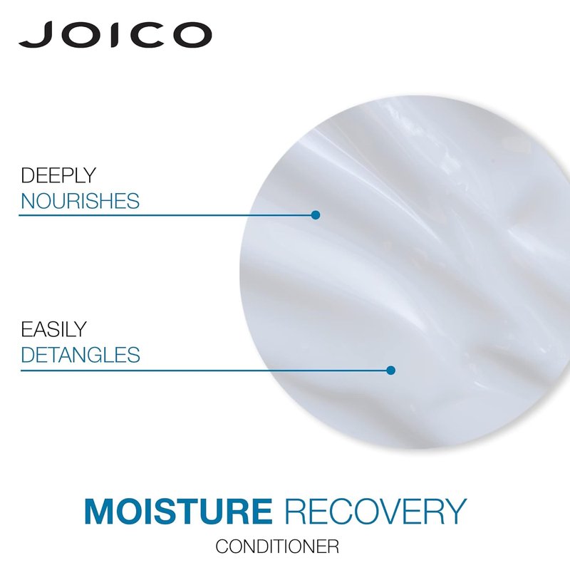 Joico Moisture Recovery Shampoo & Conditioner Set - Hydrating Formula for Thick, Coarse, Dry Hair | 33.8 Fl Oz