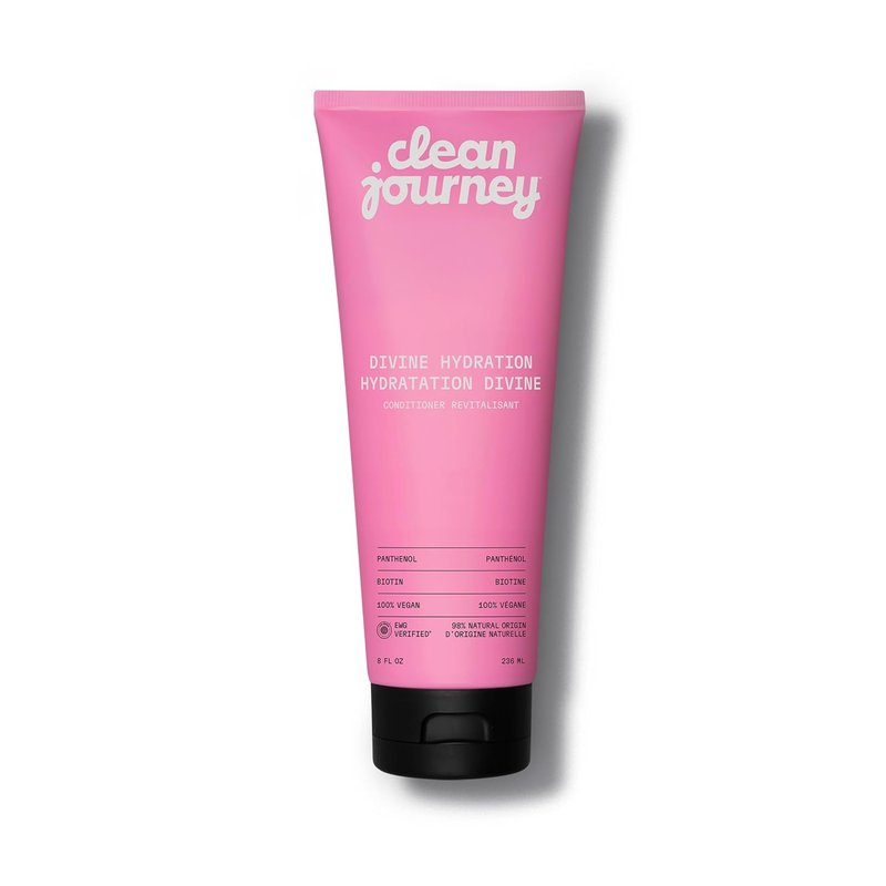 Divine Hydration Hair Conditioner - EWG Verified, Infused with Panthenol & Biotin | 8 Fl Oz, Vegan, Tropical Scent for Dry Hair