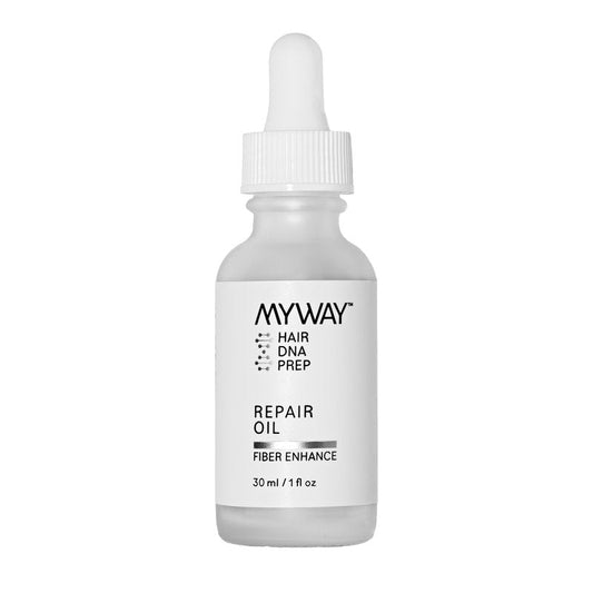 My Way Hair DNA Repair Oil – Restorative and Heat Protectant Oil for Frizz Control – Adds Shine and Seals Split Ends – Paraben, Phthalate, Sulfate, and Cruelty-Free Hair Care (1 oz)