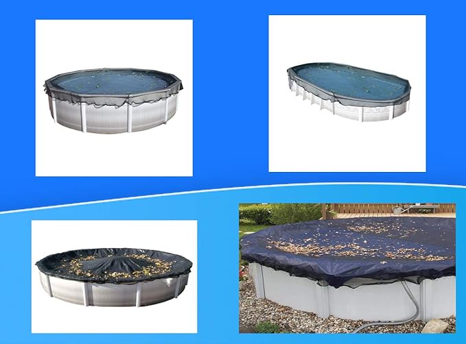 Doheny’s Professional Grade Leaf Nets for Above Ground Pools – 30' Round – Makes Clean-Ups Fast – Lightweight, Versatile & Durable – Keeps Leaves Out