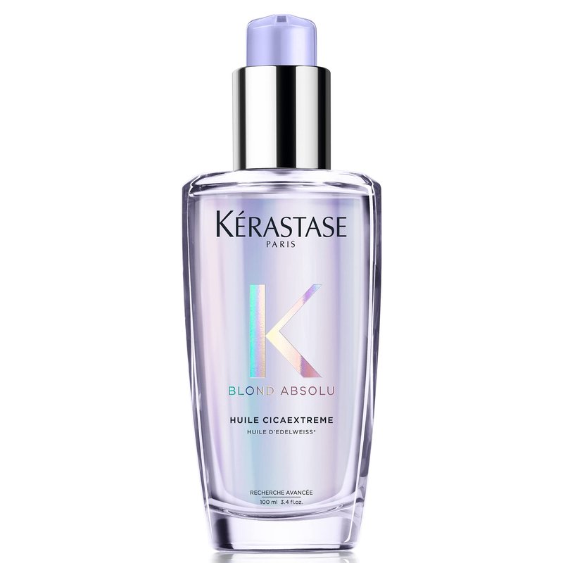 Kerastase Blond Absolu Cicaextreme Strengthening Hair Oil | For Damaged, Bleached and Highlighted Hair | Repairs and Strengthens | With Hyaluronic Acid & Edelweiss Flower | 3.4 Fl Oz
