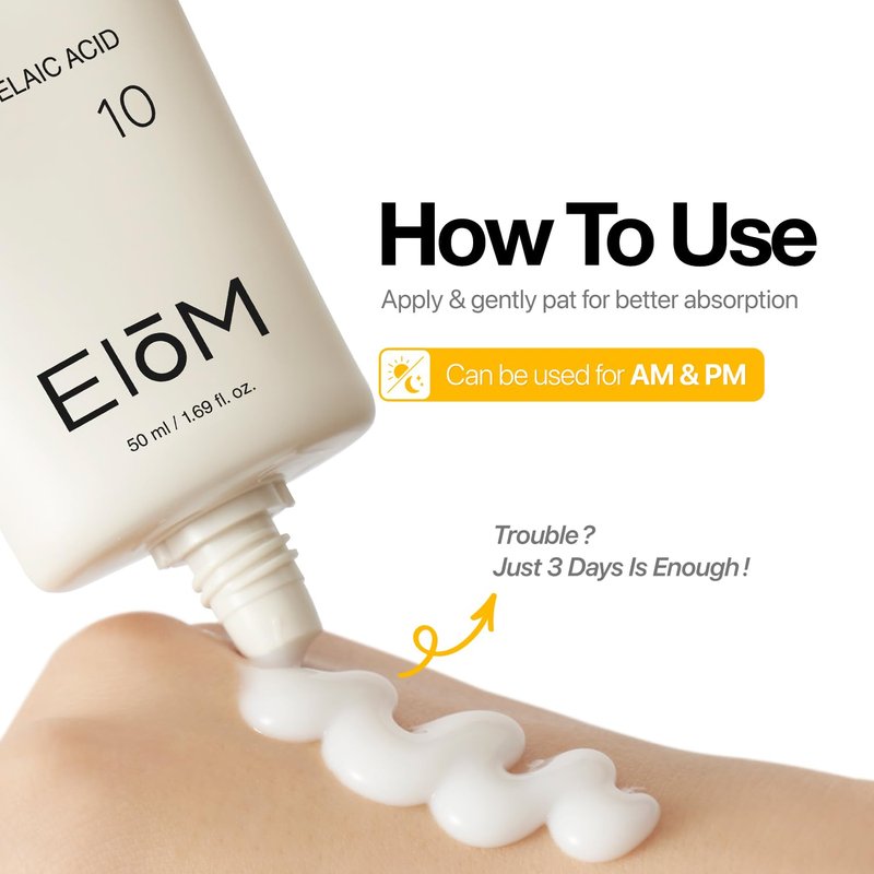 Azelaic Acid 10% Calming Cream - Blemish Relief & Skin Balancing | Fragrance-Free Moisturizer (50ml / 1.69 fl. oz.)