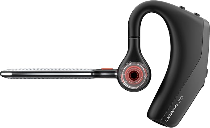 Poly Voyager Legend 30 - Bluetooth Headphones with Mic - Discreet Boom & 4 Noise-Canceling Mics - WindSmart Technology - All-Day Comfort - Seamless Connectivity - Smart Sensors & Call Controls