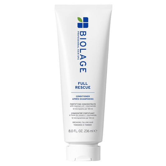 Biolage Full Rescue Conditioner - Fortifies & Strengthens for Stronger Hair, Longer Lengths in 4 weeks*, Instantly Fuller-Looking Hair, Rosemary Oil & Niacinamide, Vegan & Cruelty-Free, 7.9 Fl Oz
