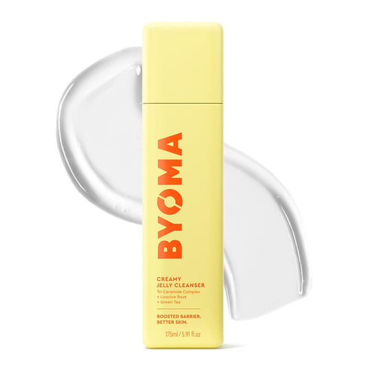 BYOMA Creamy Jelly Cleanser - Hydrating Facial Cleanser for Skin Barrier Repair -Tri-Ceramide Face Wash for Sensitive Skin & All Skin Types - Gently Removes Makeup & Excess Oil - 5.91 fl oz