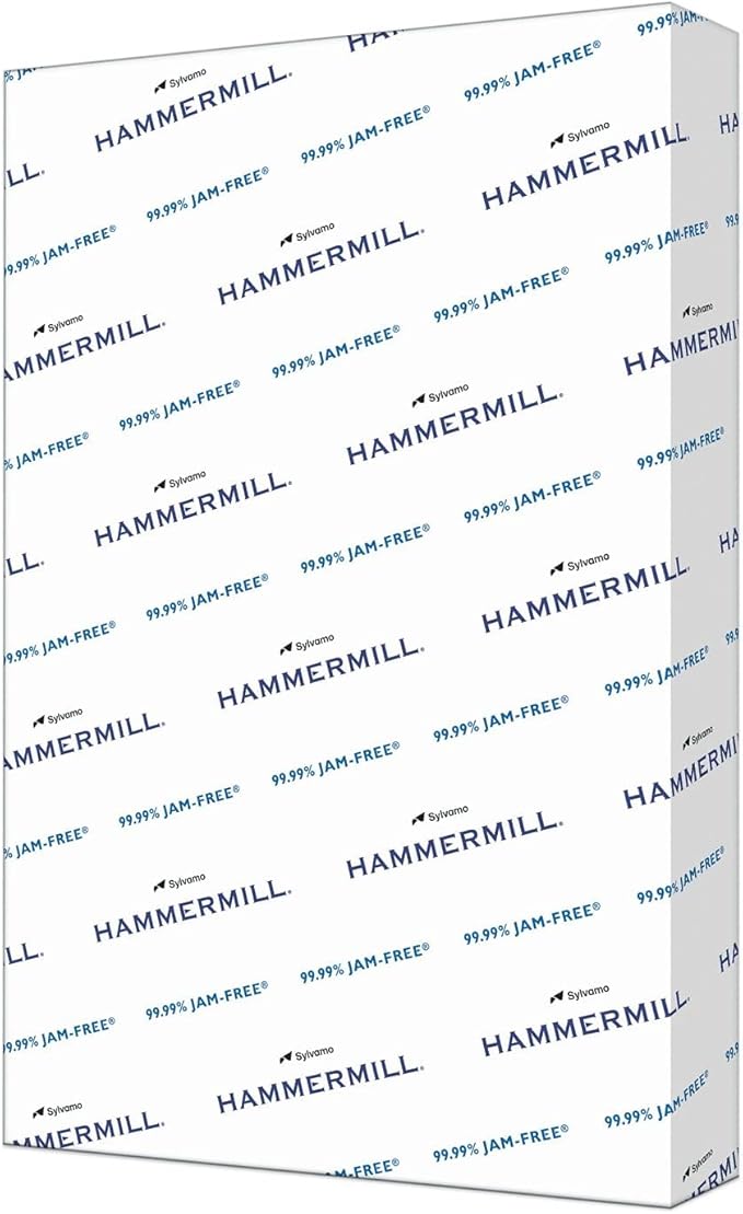 Hammermill Printer Paper, 20 Lb Copy Paper, 11 x 17-1 Ream (500 Sheets) - 92 Bright, Made in the USA, 105023R