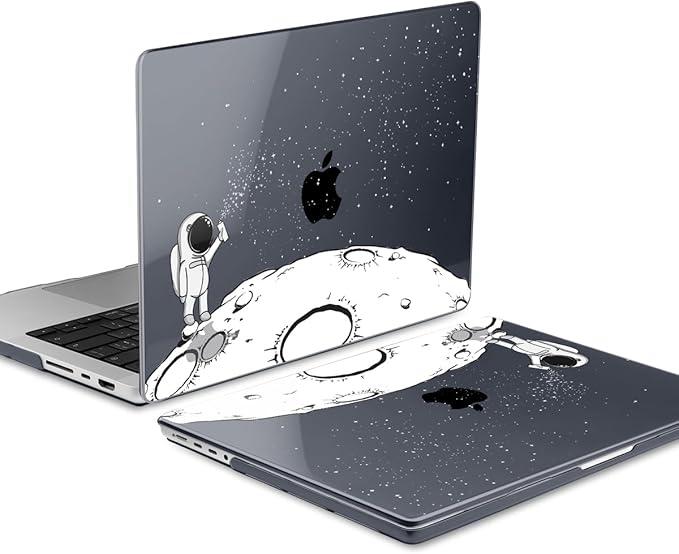 DONGKE Compatible with MacBook Pro 16 Inch Case (2026-2021 Release, M5 M4 M3 M2 M1 Pro/Max Chip), Plastic Hard Shell Cover with Keyboard Cover & Screen Protector for MacBook Pro 16", Astronaut