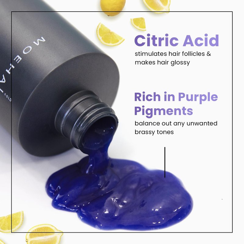 Vibrant Blonde Shampoo - Color-Protecting Purple Formula | Neutralizes Yellow Tones | 12 Fl. Oz