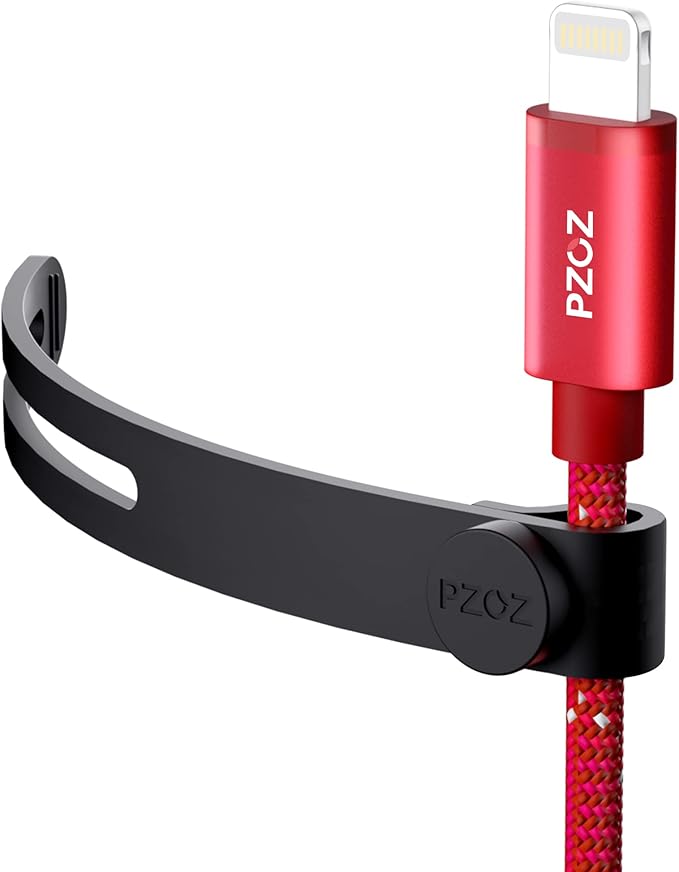 PZOZ Reusable Silicone Cable Ties 10 Pack, Durable Flexible Cable Organizer Straps for Charging Cables, Headphones & Power Cords, Cord Management for Desk, Home Office Organization (Black)