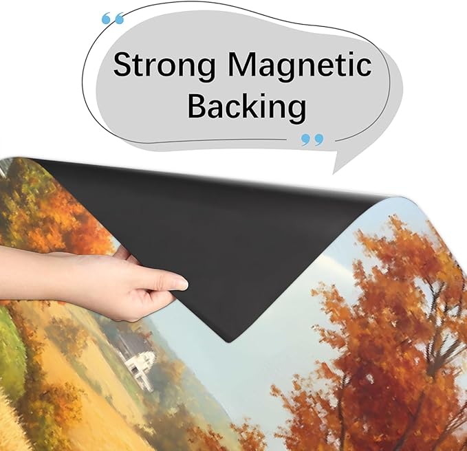 Autumn House Pumpkin Dishwasher Magnet Cover for The Front Magnetic Dishwasher Door Covers Dish Washer Sticker Wrap Home Decorative Appliances Panel Decal Kitchen Decor 23" x 26" (Magnetic)