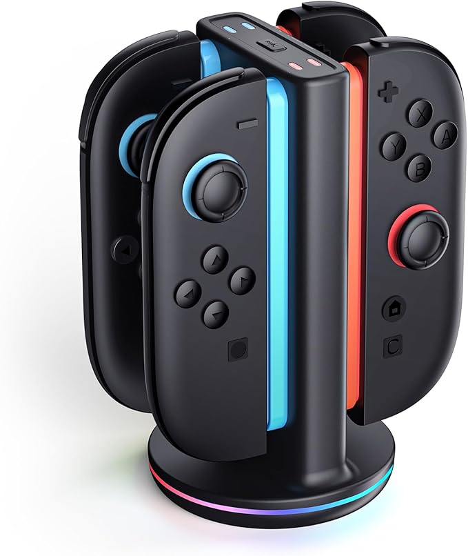 SUPCASE Charging Dock for Nintendo Switch 2 Joy Con, Black