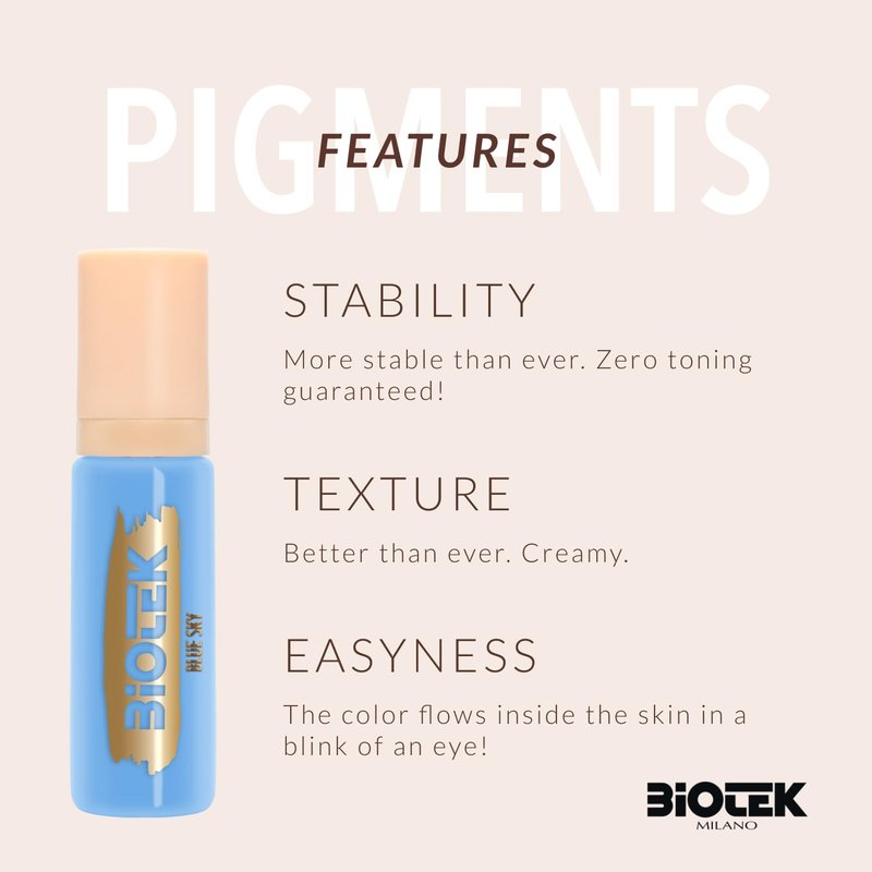 Eyes Pigment for Permanent Makeup - Warm Brown Color for Eyes and Eyeliner - Made in Italy - Warm Brown 0,24 fl.oz.