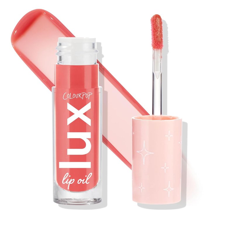 ColourPop Lux Lip Oil - Hydrating Sheer Tinted Lip Oil with Chamomile & Calendula - Bengal Pink (0.16 oz)