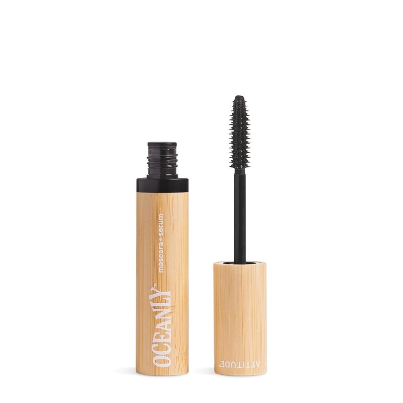 Oceanly Serum Infused Mascara - EWG Verified Vegan Lash Serum for Length & Volume | Black, 0.24 Oz