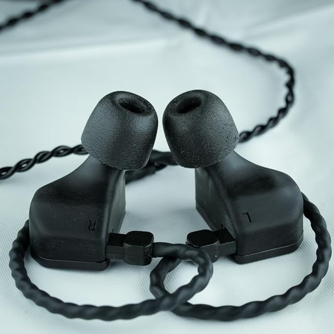 Comply 600 Core Series | Memory Foam Replacement IEM Ear Tips for Truthear, Sennheiser, Moondrop & More | Superior Noise Isolation, Ultimate Comfort, Secure Fit | Black (S/M/L) (3 Pairs)