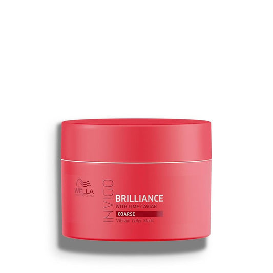 Wella Professionals Invigo Brilliance Hair Mask - Color Vibrancy Treatment for Coarse Colored Hair | 8.4 oz