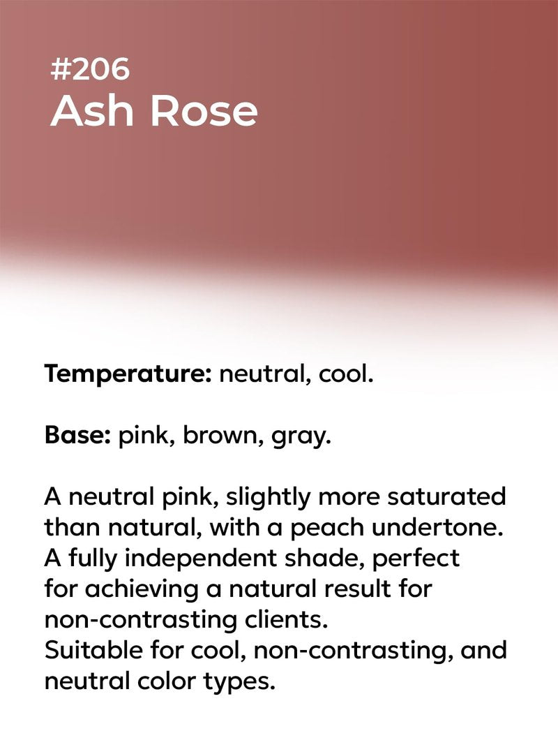 NE PIGMENTS #206 Ash Rose - By Elena Nechaeva - Lip Pigment - Permanent Makeup - Professional Tattoo Ink