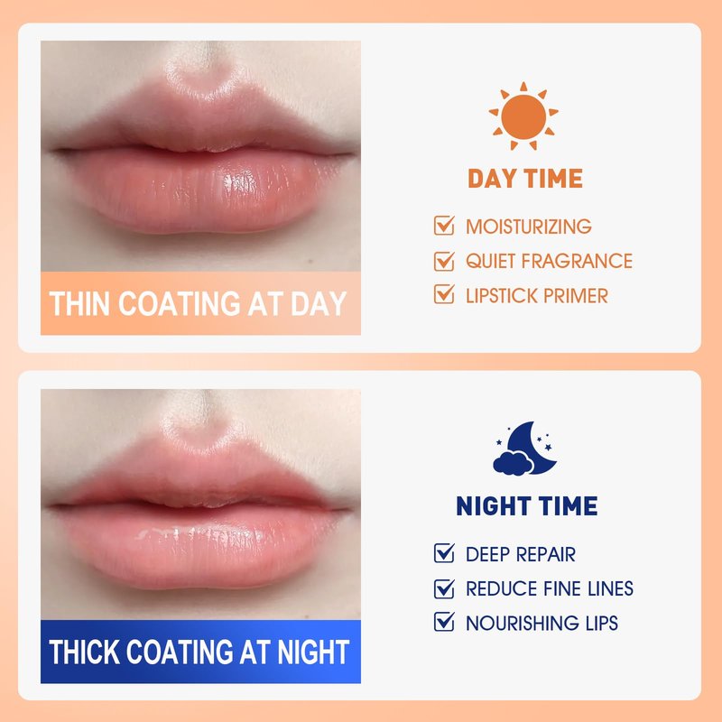 12 Pack Lip Sleeping Mask Set, Overnight Lip Skincare, Nourish and Hydrate Lip Mask With Vitamin C and Coconut Oil, Lip Balm for Dry Lips, Bulk Gifts for Women