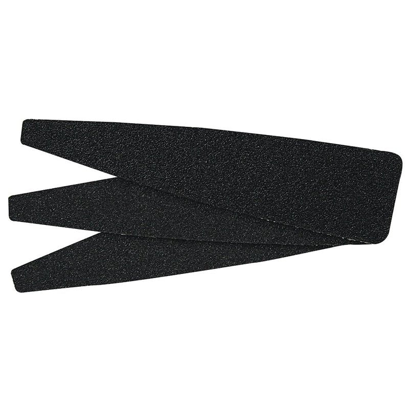 ForPro Professional Collection O-Files Pedi System Refill Strips, Black, 100 Grit, Adhesive Pedi File, 5.5” L x 1.5” W, 100-Count